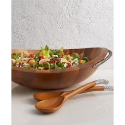 Nambé Mini Sleigh With Reindeer 3-Pc. Set Silver And Gold