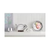 Nambé Braid Glass Salad Bowl & Servers Silver