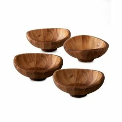 Nambé Nambe Butterfly Set Of 4 Salad Bowls No Color