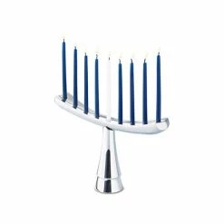 Nambé Nambe Judaica Menorah No Color -Nambé Store unnamed file 228