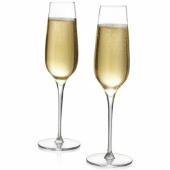 Nambé Vie Champagne Flutes, Set Of 2 No Color