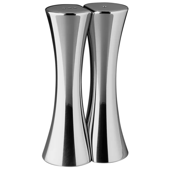 Nambé Nambe Kissing Salt And Pepper Shakers No Color 4 Nambé Nambe Kissing Salt And Pepper Shakers No Color - Image 2