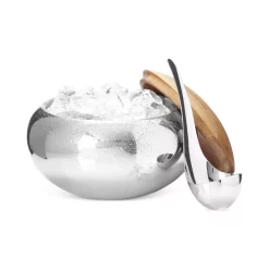 Nambé Nambe Barware Blend Bar Board With Knife Brown/silver