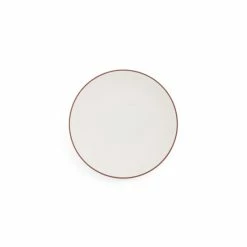 Nambé Taos Dinner Plate Agate White
