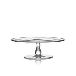 Nambé Moderne Cake Plate 11 Clear