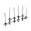 Nambé Cortina Hinged Candelabra Silver -Nambé Store unnamed file 318