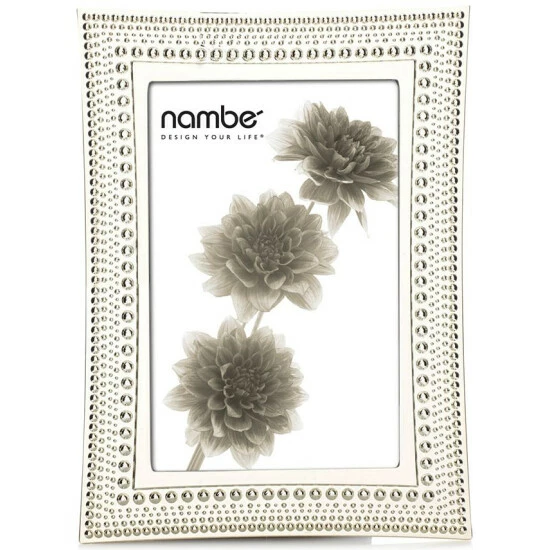 Nambé Nambe Beaded 4 X 6 Frame Silver 3 Nambé Nambe Beaded 4 X 6 Frame Silver
